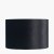 Pacific Lifestyle Bow Velvet Cylinder Lampshade 30cm - Black
