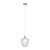 Pacific Lifestyle Almada Textured Glass Electrified Pendant - Clear