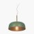 Pacific Lifestyle Anke Matt Domed Metal Pendant - Bottle Green