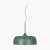 Pacific Lifestyle Anke Matt Domed Metal Pendant - Bottle Green