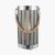 Pacific Lifestyle Austell Wood Small Lantern Table Lamp - Grey Wash