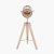 Pacific Lifestyle Staithes Natural and Silver Marine Tripod Table Lamp