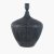 Pacific Lifestyle Manaia Textured Wood Table Lamp Base - Antique Black