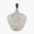Pacific Lifestyle Manaia Textured Wood Table Lamp Base - White Wash
