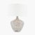 Pacific Lifestyle Manaia Textured Wood Table Lamp Base - White Wash