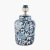 Pacific Lifestyle Fleur Blue Floral Ceramic Table Lamp Base
