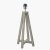 Pacific Lifestyle Whitby Wood Tapered 4 Post Table Lamp Base - Grey Wash Wood