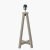 Pacific Lifestyle Whitby Wood Tapered 4 Post Table Lamp Base - Grey Wash Wood