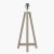 Pacific Lifestyle Whitby Wood Tapered 4 Post Table Lamp Base - Grey Wash Wood