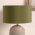 Pacific Lifestyle Harry Poly Cotton Cylinder Drum Lampshade 40cm - Sage