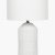 Pacific Lifestyle Meribel Geo Textured Tall Ceramic Table Lamp - White