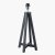 Pacific Lifestyle Whitby Wood Tapered 4 Post Table Lamp Base - Matt Black