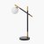 Pacific Lifestyle Wanda White Orb and Black Metal Table Lamp