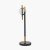Pacific Lifestyle Wanda White Orb and Black Metal Table Lamp