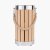 Pacific Lifestyle Austell Wood Small Lantern Table Lamp - Natural