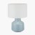 Pacific Lifestyle Nora Crackle Effect Table Lamp - Duck Egg Blue