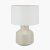 Pacific Lifestyle Nora Crackle Effect Table Lamp - Cream