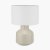 Pacific Lifestyle Nora Crackle Effect Table Lamp - Cream