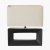 Pacific Lifestyle Block Ceramic Rectangular Table Lamp - Black