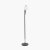 Pacific Lifestyle Wanda White Orb and Black Metal Floor Lamp