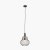 Pacific Lifestyle Dania Metal Shaped Wire Pendant - Matt Black