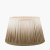 Pacific Lifestyle Scallop Taupe Ombre Soft Pleated Tapered Lampshade 25cm