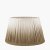 Pacific Lifestyle Scallop Taupe Ombre Soft Pleated Tapered Lampshade 25cm