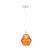 Pacific Lifestyle Lisbon Optic Diamond Glass Pendant - Orange