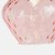 Pacific Lifestyle Lisbon Optic Diamond Glass Pendant - Rose