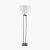 Pacific Lifestyle Langston Metal Column Floor Lamp Base - Matt Black