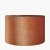 Pacific Lifestyle Bow Velvet Cylinder Lampshade 45cm - Tobacco