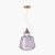 Pacific Lifestyle Porto Optic Glass Tapered Pendant - Grey