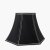 Pacific Lifestyle Lyla Polysilk Bowed Lampshade 30cm - Black