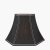 Pacific Lifestyle Lyla Polysilk Bowed Lampshade 30cm - Black