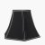 Pacific Lifestyle Lyla Polysilk Bowed Lampshade 30cm - Black