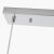 Pacific Lifestyle Alessio Metal 3 Cube Pendant - Shiny Nickel
