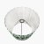 Pacific Lifestyle Izara Ikat Patterned Mushroom Pleat Tapered Lampshade 30cm - Racing Green