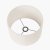 Pacific Lifestyle Rouen Boucle Cylinder Lampshade 30cm - White