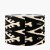 Pacific Lifestyle Lars Ikat Patterned Cylinder Lampshade 35cm - Black