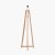Pacific Lifestyle Whitby Wood Tapered 4 Post Floor Lamp Base - Natural