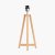 Pacific Lifestyle Whitby Wood Tapered 4 Post Table Lamp Base - Natural