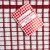 Absolute Home Textiles Terry Check Tea Towel 100% Cotton - Red