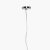 Pacific Lifestyle Chrome Contemporary E27 Ceiling Fitting