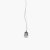 Pacific Lifestyle Chrome Contemporary E27 Ceiling Fitting