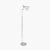 Pacific Lifestyle Chaplin Concrete and Brushed Chrome Floor Lamp