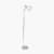 Pacific Lifestyle Chaplin Concrete and Brushed Chrome Floor Lamp