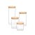 Jomafe Store&Care Square Glass Jar With Bamboo Lid - 1100ml
