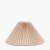 Pacific Lifestyle Amelia Natural Linen Hard Pleat Tapered Lampshade 40cm