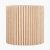 Pacific Lifestyle Callista Natural Linen Hard Pleat Lampshade 30cm