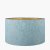 Pacific Lifestyle Stellan Slubbed Faux Silk Gold Lined Cylinder Lampshade 45cm - Duck Egg